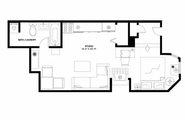 Studio Apartment for rent in Adams Morgan - NW DC, Washington DC