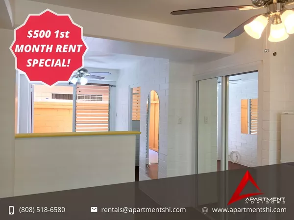 Studio Apartment for rent in Waikiki - Waikiki-Diamond Head, Honolulu