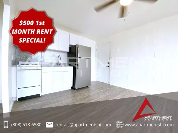 1 bedroom apartment for rent in Kapahulu - Waikiki-Diamond Head, Honolulu