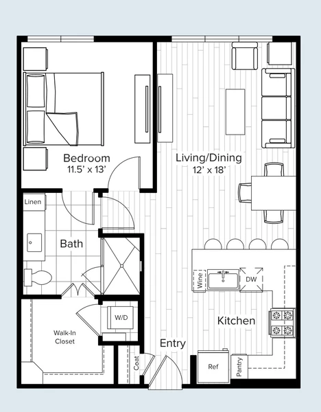 1 bedroom apartment for rent in River Oaks - Inner Loop, Houston