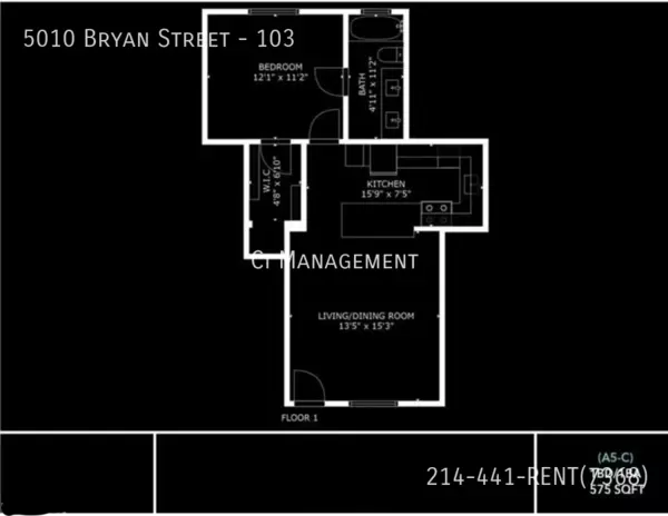 1 bedroom apartment for rent in Old East Dallas - Ne Dallas, Dallas