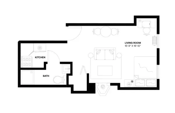 Studio Apartment for rent in East Village - Manhattan, New York