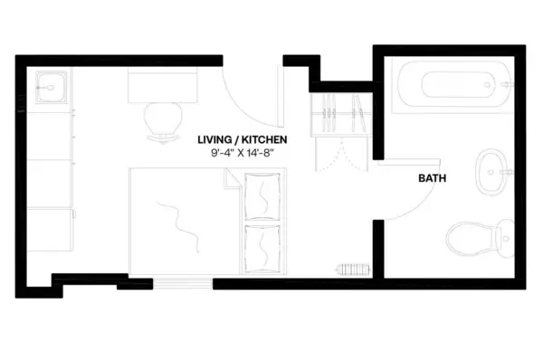 Studio Apartment for rent in Midtown West - Manhattan, New York