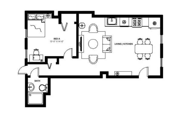 1 bedroom apartment for rent in North End - Boston, Boston