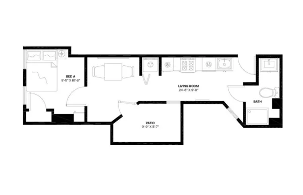 1 bedroom apartment for rent in Midtown West - Manhattan, New York