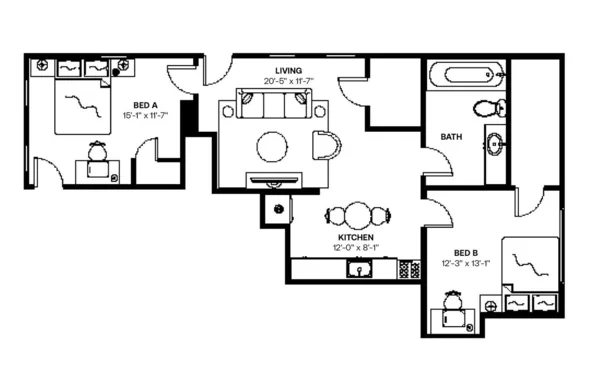 2 bedrooms apartment for rent in Watertown - Metro Area, Boston