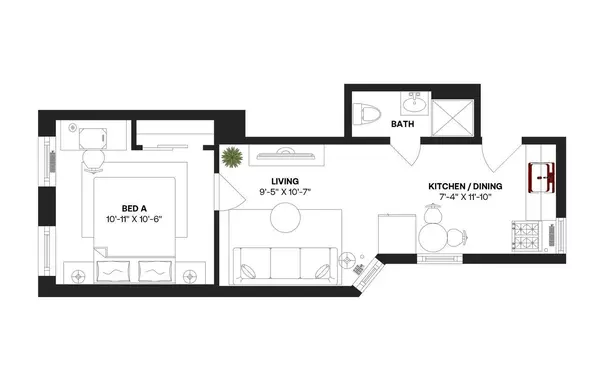 1 bedroom apartment for rent in Chelsea - Manhattan, New York