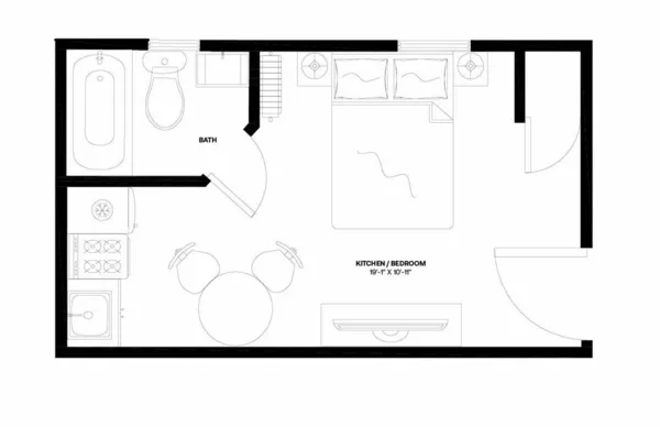 Studio Apartment for rent in Midtown West - Manhattan, New York
