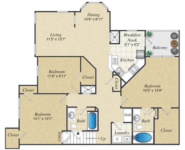 2 bedrooms apartment for rent in North Lamar - North Austin, Austin