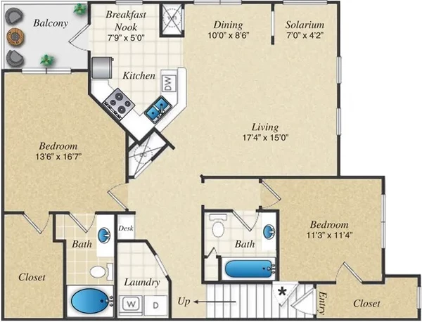 2 bedrooms apartment for rent in North Lamar - North Austin, Austin