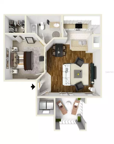 1 bedroom apartment for rent in Oak Ridge - West Orlando, Orlando