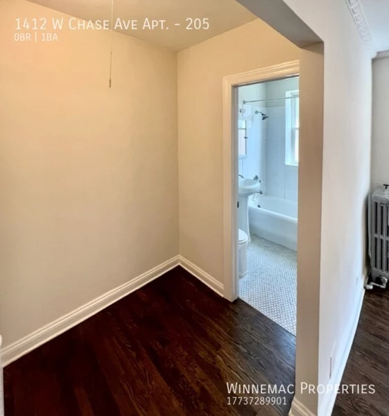 Studio Apartment for rent in Rogers Park - Far North Side, Chicago