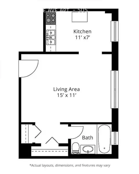 Studio Apartment for rent in Rogers Park - Far North Side, Chicago