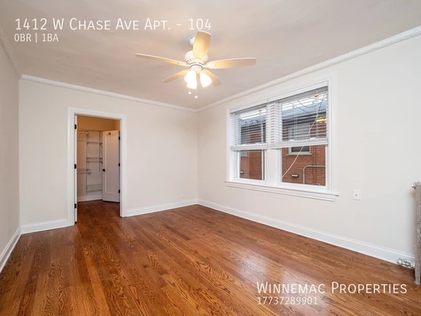 Studio Apartment for rent in Rogers Park - Far North Side, Chicago
