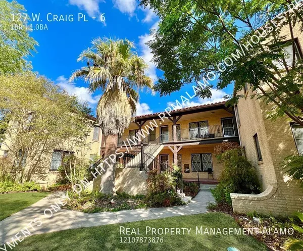 1 bedroom apartment for rent in Alta Vista - Central SATX, San Antonio