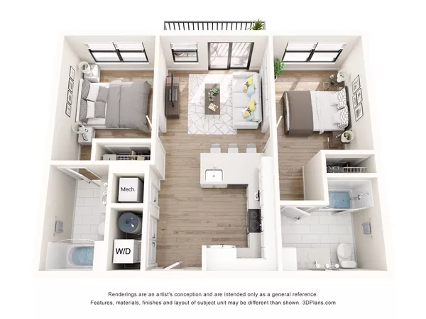 2 bedrooms apartment for rent in Hyde Park ATX - Central Austin, Austin