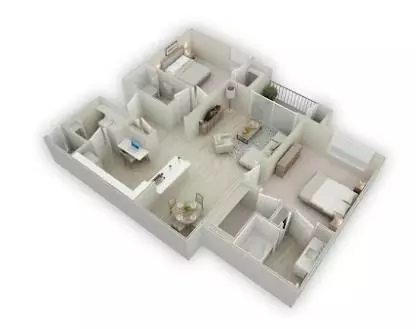 2 bedrooms apartment for rent in Garrison Park - South Austin, Austin