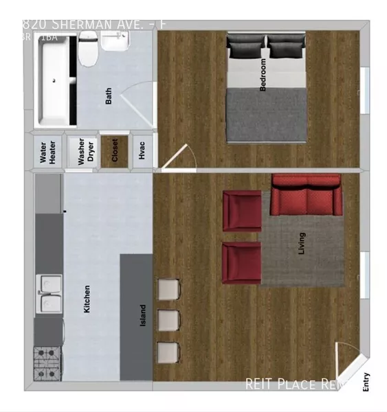 1 bedroom apartment for rent in Fairmont - Central Raleigh, Raleigh