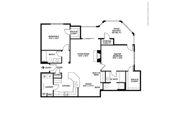 2 bedrooms apartment for rent in Jollyville - North Austin, Austin