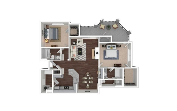 2 bedrooms apartment for rent in Jollyville - North Austin, Austin