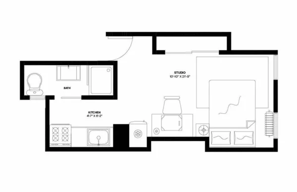 Studio Apartment for rent in East Village - Manhattan, New York