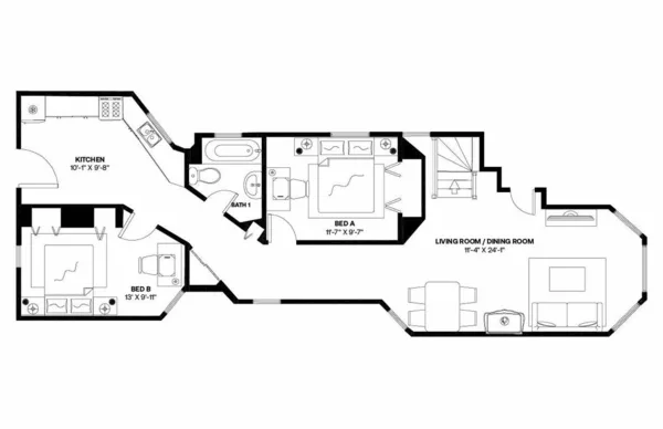 Coliving in Ukrainian Village - West Side, Chicago