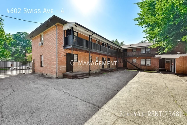 Studio Apartment for rent in Old East Dallas - Ne Dallas, Dallas