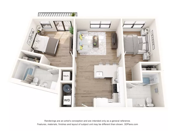 2 bedrooms apartment for rent in Hyde Park ATX - Central Austin, Austin