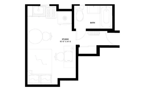 Studio Apartment for rent in Harlem - Manhattan, New York