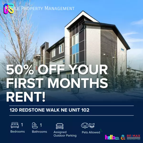 1 bedroom apartment for rent in Redstone - NE Calgary, Calgary