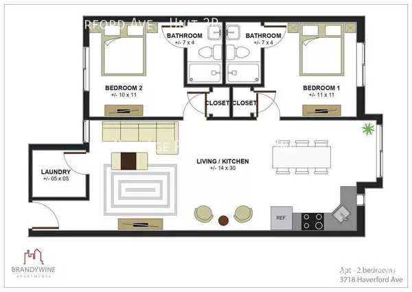 2 bedrooms apartment for rent in Manuta - West Philadelphia, Philadelphia