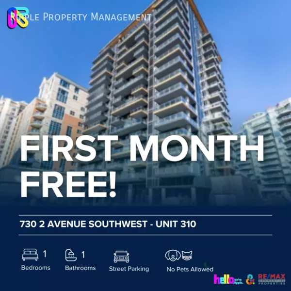 1 bedroom apartment for rent in Eau Claire - City Centre, Calgary