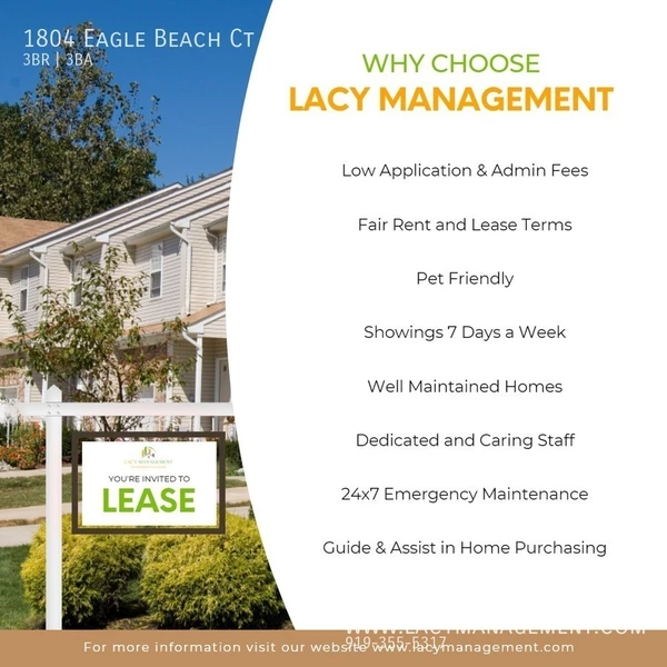 3 bedrooms apartment for rent in Southeast Raleigh - South Raleigh, Raleigh