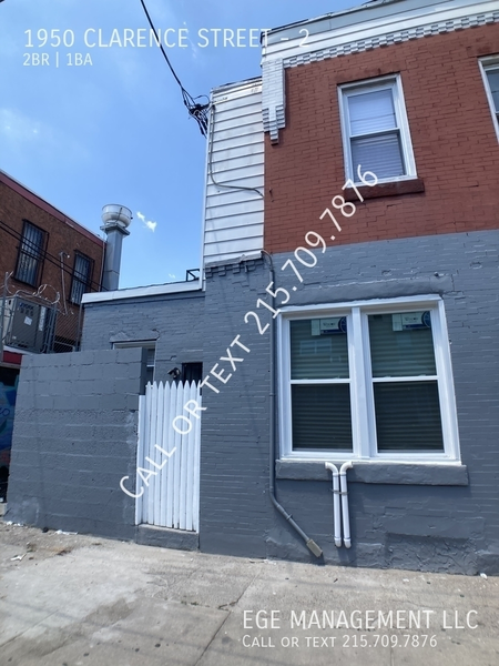 2 bedrooms apartment for rent in Harrowgate - North Philadelphia, Philadelphia