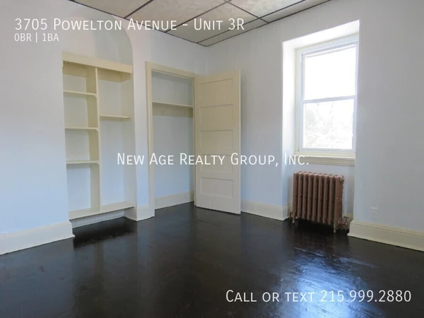 Studio Apartment for rent in Powelton - West Philadelphia, Philadelphia