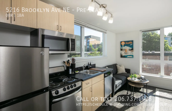Studio Apartment for rent in University District - North Seattle, Seattle