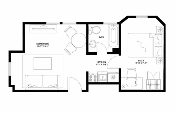 1 bedroom apartment for rent in Financial District Boston - Boston, Boston