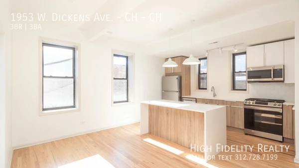 3 bedrooms apartment for rent in Bucktown - North Side, Chicago