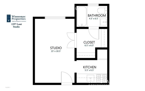 Studio Apartment for rent in Rogers Park - Far North Side, Chicago