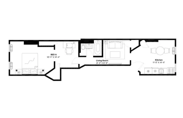 1 bedroom apartment for rent in Morningside Heights - Manhattan, New York