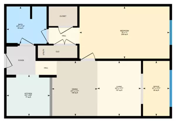 1 bedroom apartment for rent in Lindley Park - Greensboro, Greensboro
