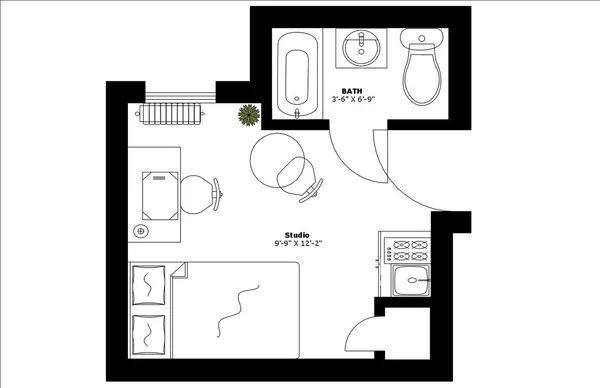 Studio Apartment for rent in Midtown West - Manhattan, New York