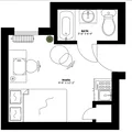 Studio Apartment for rent in Midtown West - Manhattan, New York